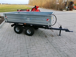 Galvaniseret trailer 2 tons